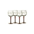 thumbnail image 1 of Pfaltzgraff Winterberry 13 oz Hand Painted Glass Wine Goblets, Set or 4, 1 of 7