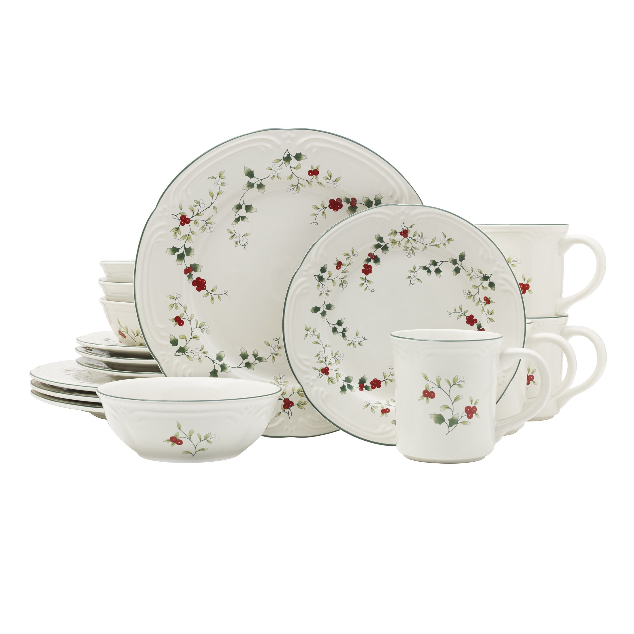 Pfaltzgraff 2024 Winterberry Dinner Set