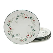 Pfaltzgraff Winterberry 10.5 in Stoneware Tableware Dinner Plates (Set of 4)