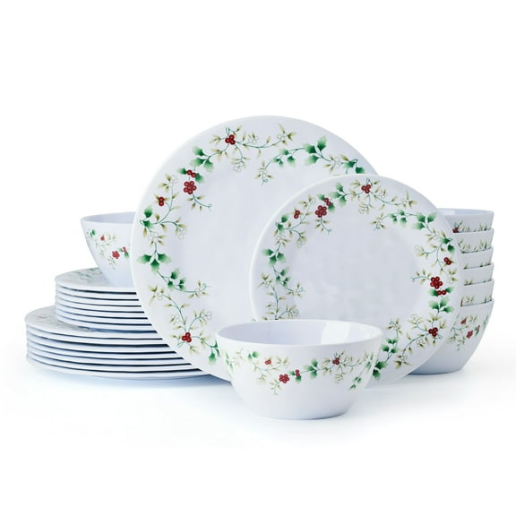 Pfaltzgraff Winterberry Melamine 24 Peice Set