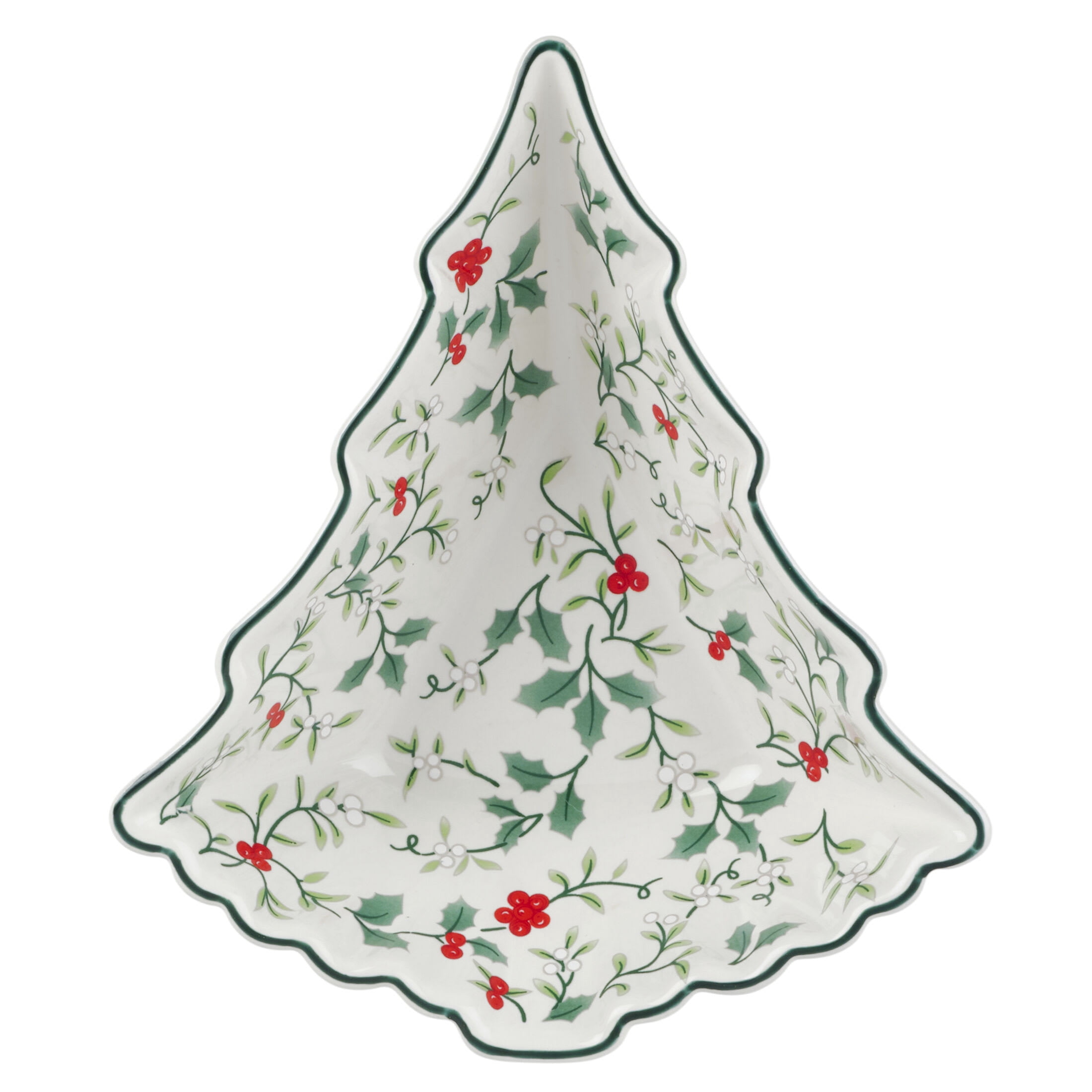 Pfaltzgraff Winterberry Stoneware 7 in Tree Serving Bowl