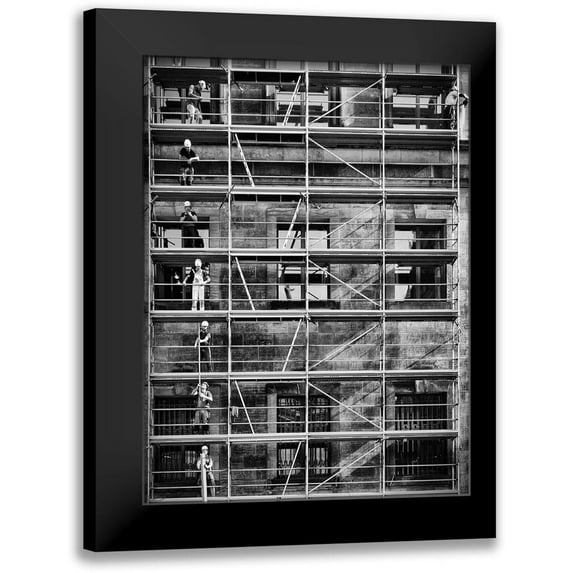 Pfeiffer, Peter 14x18 Black Modern Framed Museum Art Print Titled - Working Hard