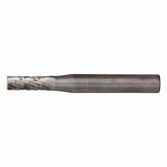 Carbide Bur - Cylind. (Plain End), DBL Cut - 3/16" x 5/8" x 1/4" Shank - SA-14 24022