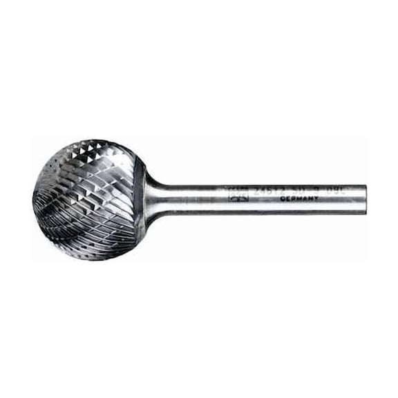 Pferd Carbide Bur,SCTI SD-9,1/4",Double Cut 24612