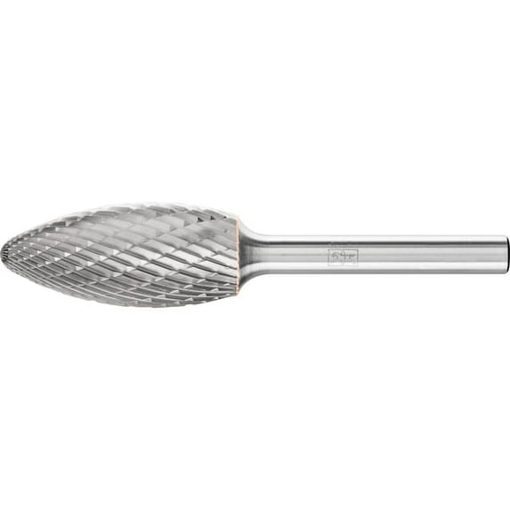 Pferd Carbide Bur,SCTI SH-6,1/4",Double Cut 24892