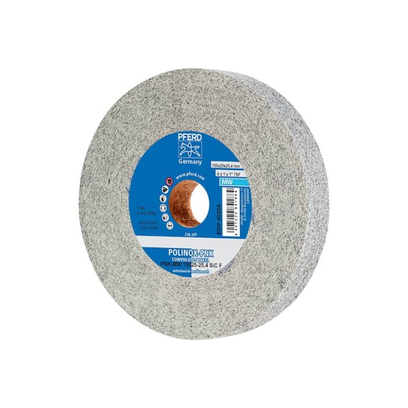 Pferd Convolute Wheel,7Sf,6"x1"x1" 48204
