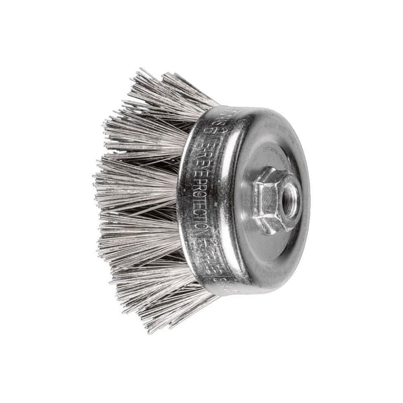 Pferd Diamond Coated Wire Cup Brush 2-3/4 Inch Diameter 270 Grit 5/8-11 Inch Thread