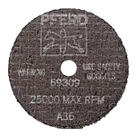 Pferd Die Grinder Cut-Off Wheel, 3 in dia, 0.040 in Thick, 3/8 in Arbor, 60 Grit - 1 EA (419-69303)
