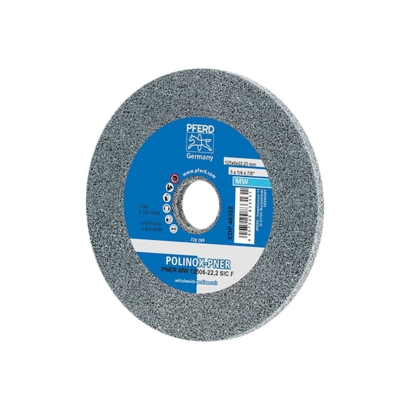 Pferd Unitized Wheel,3Sf,5"x1/4"x7/8" 48352