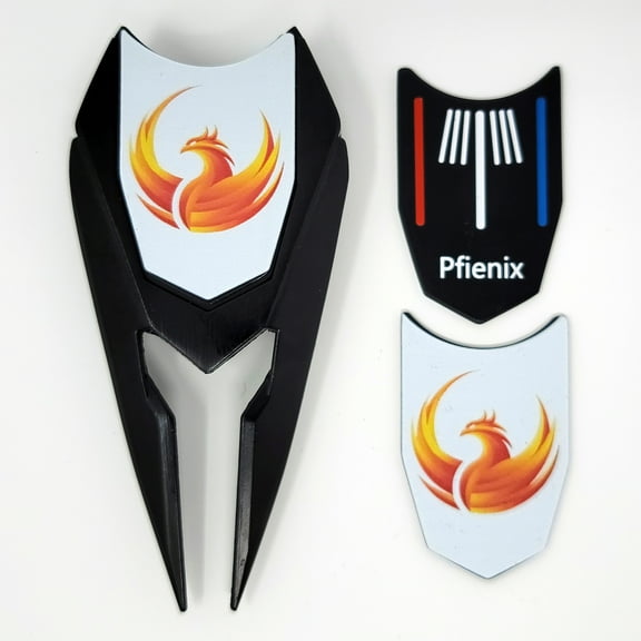 Pfienix - Golf Divot Repair Tool with Removable Magnetic Putting Alignment Ball Marker Multi-Functional Golf Divot Repair Tool Easily Clip on Your Hat, Belt, or Pocket.