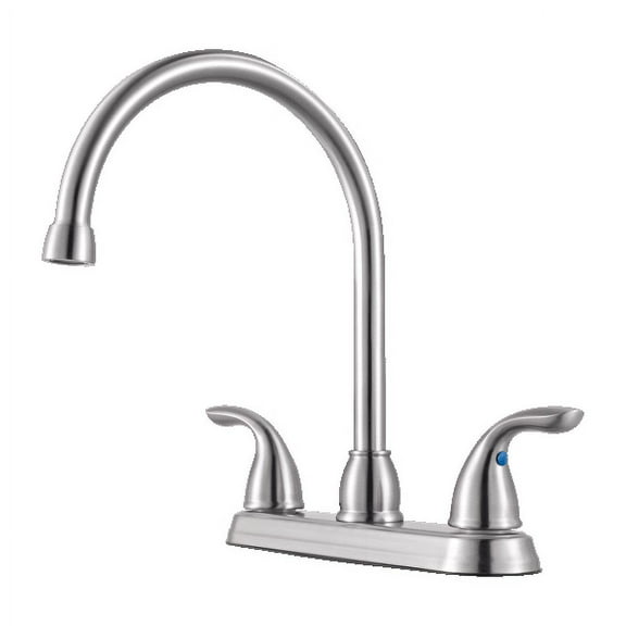 Pfirst Series 2-Handle Kitchen Faucet in Stainless Steel