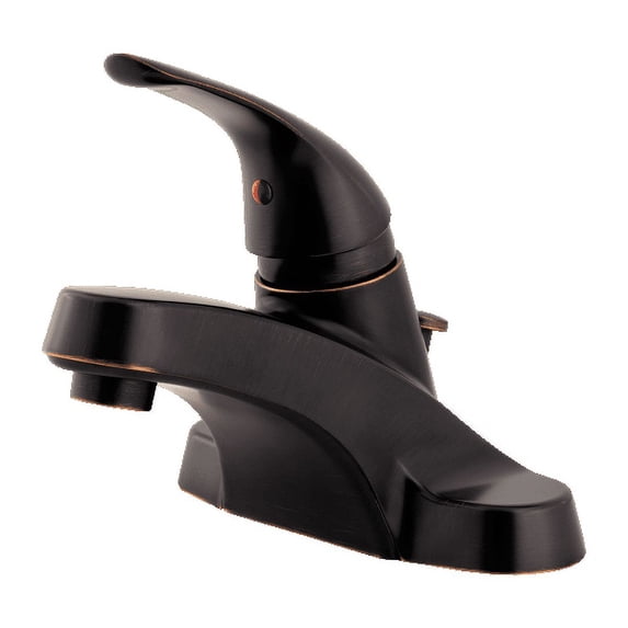 Pfirst Series Single Control 4" Centerset Bathroom Faucet in Tuscan Bronze