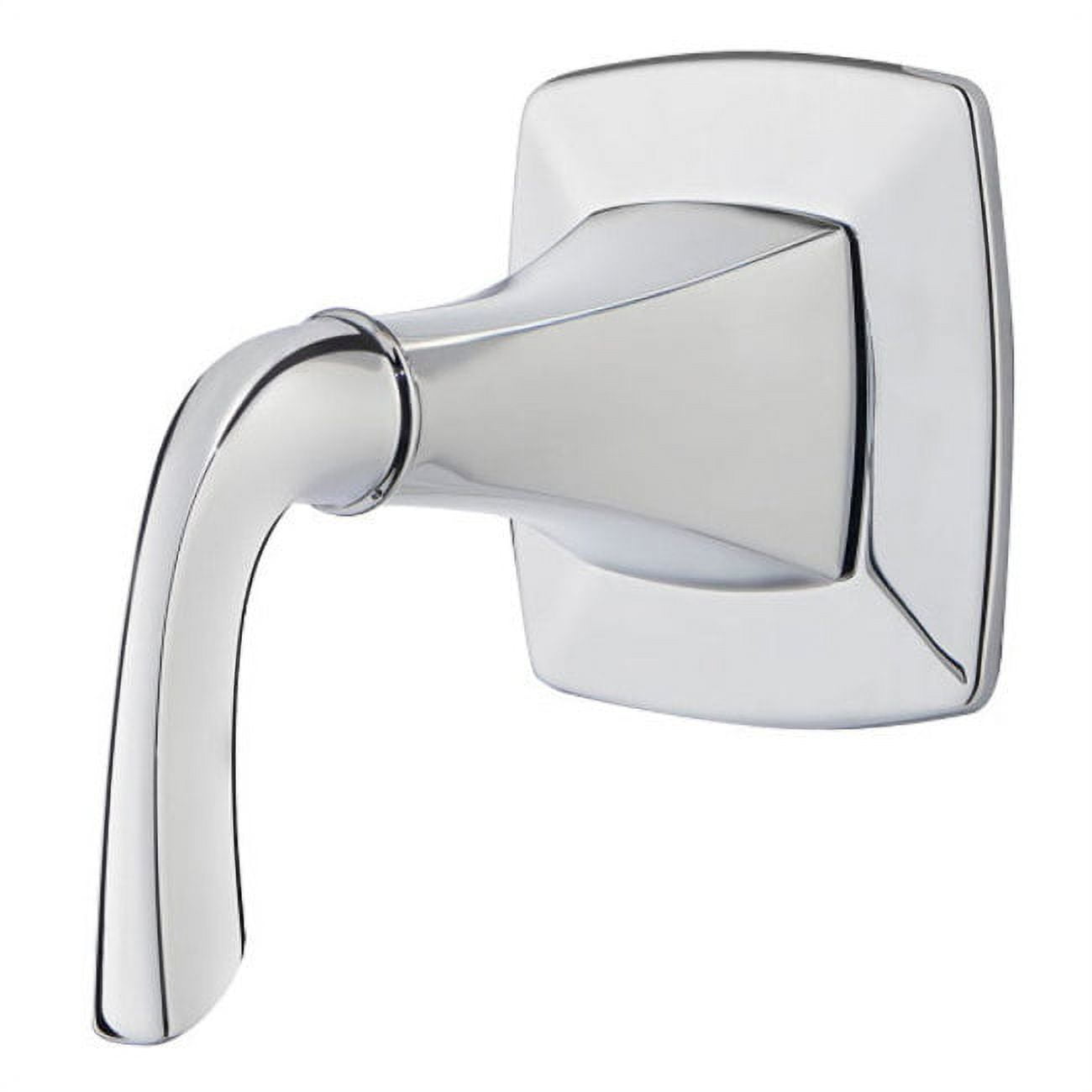 Polished Chrome Wall-Mounted Lever Diverter Trim