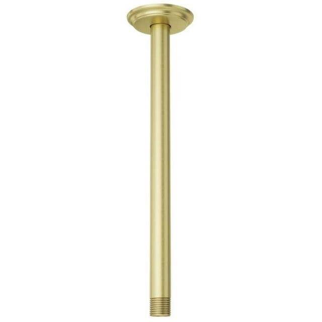 Pfister 12" Ceiling Mount Shower Arm and Flange - Brushed Gold