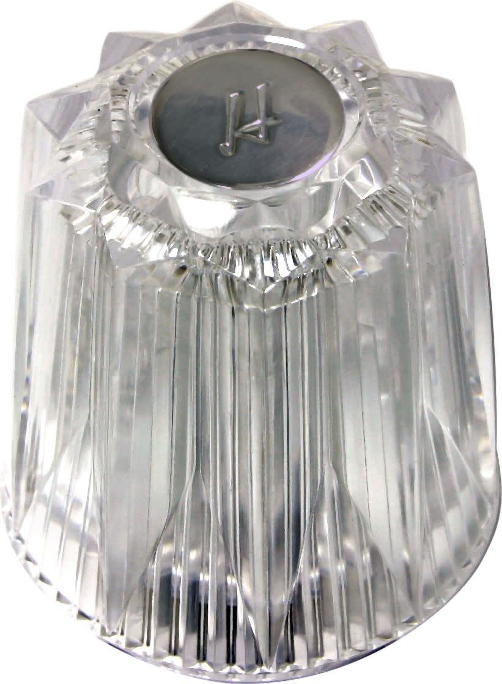 Clear Acrylic Replacement Knob for Tub/Shower Faucet
