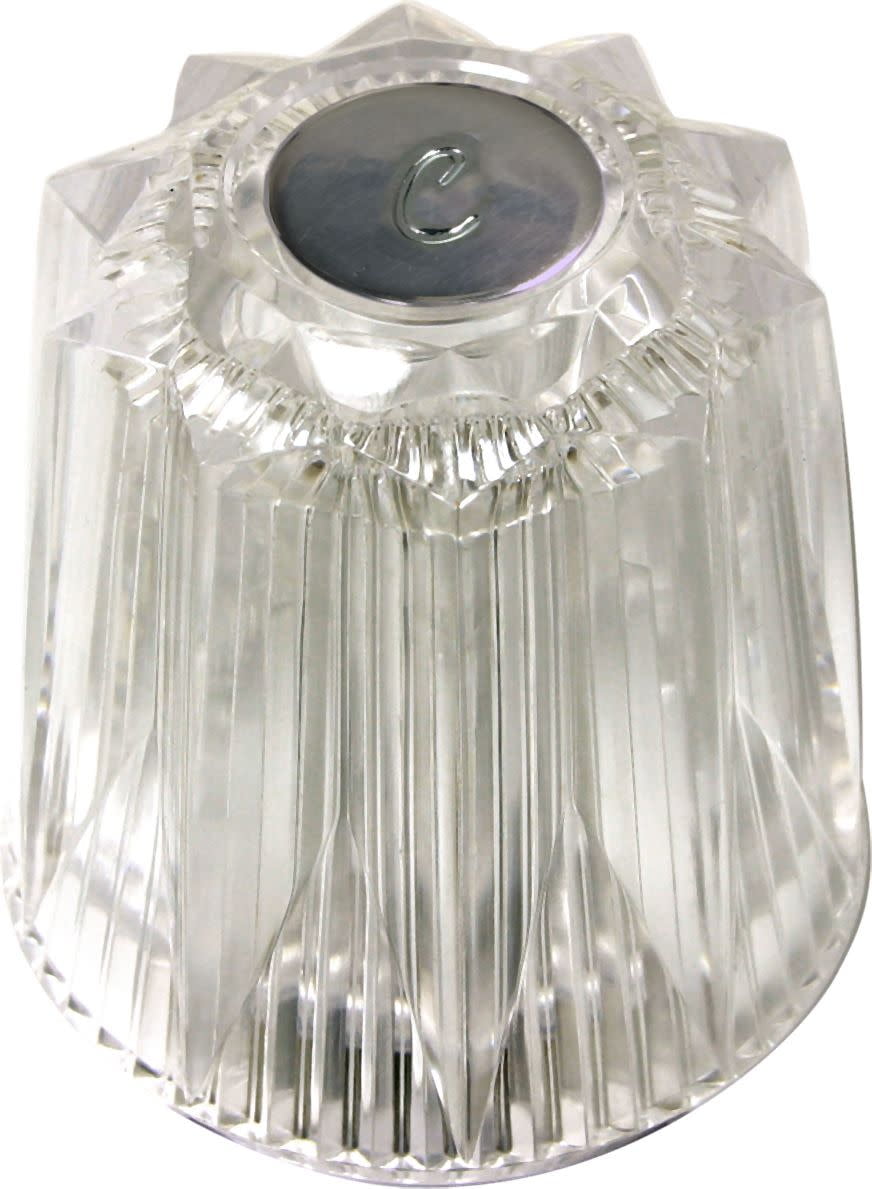 Clear Acrylic Tub and Shower Faucet Knob
