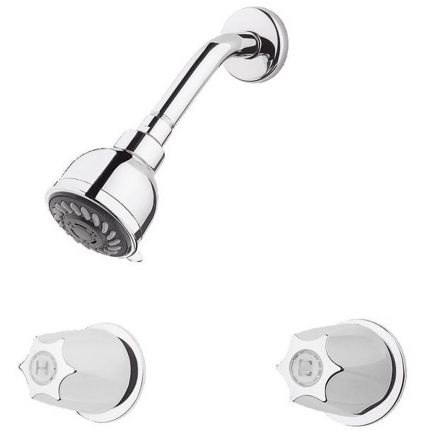 Pfister 2Handle Shower Only Faucet with Metal Verve Knob Handles in