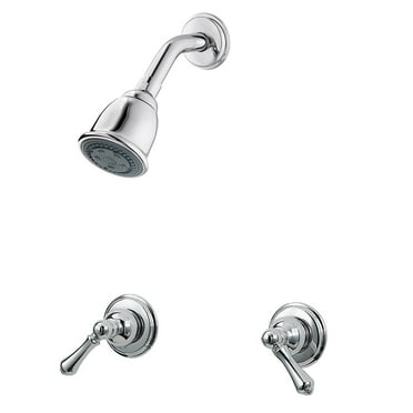 Pfister 2-Handle Tub&Shower Trim Kit with Metal Lever Handles in Polished Chrome