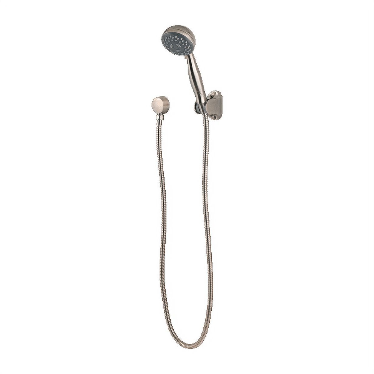 Brushed Nickel Handheld Wall Mounted Shower Head with 3 Spray Settings