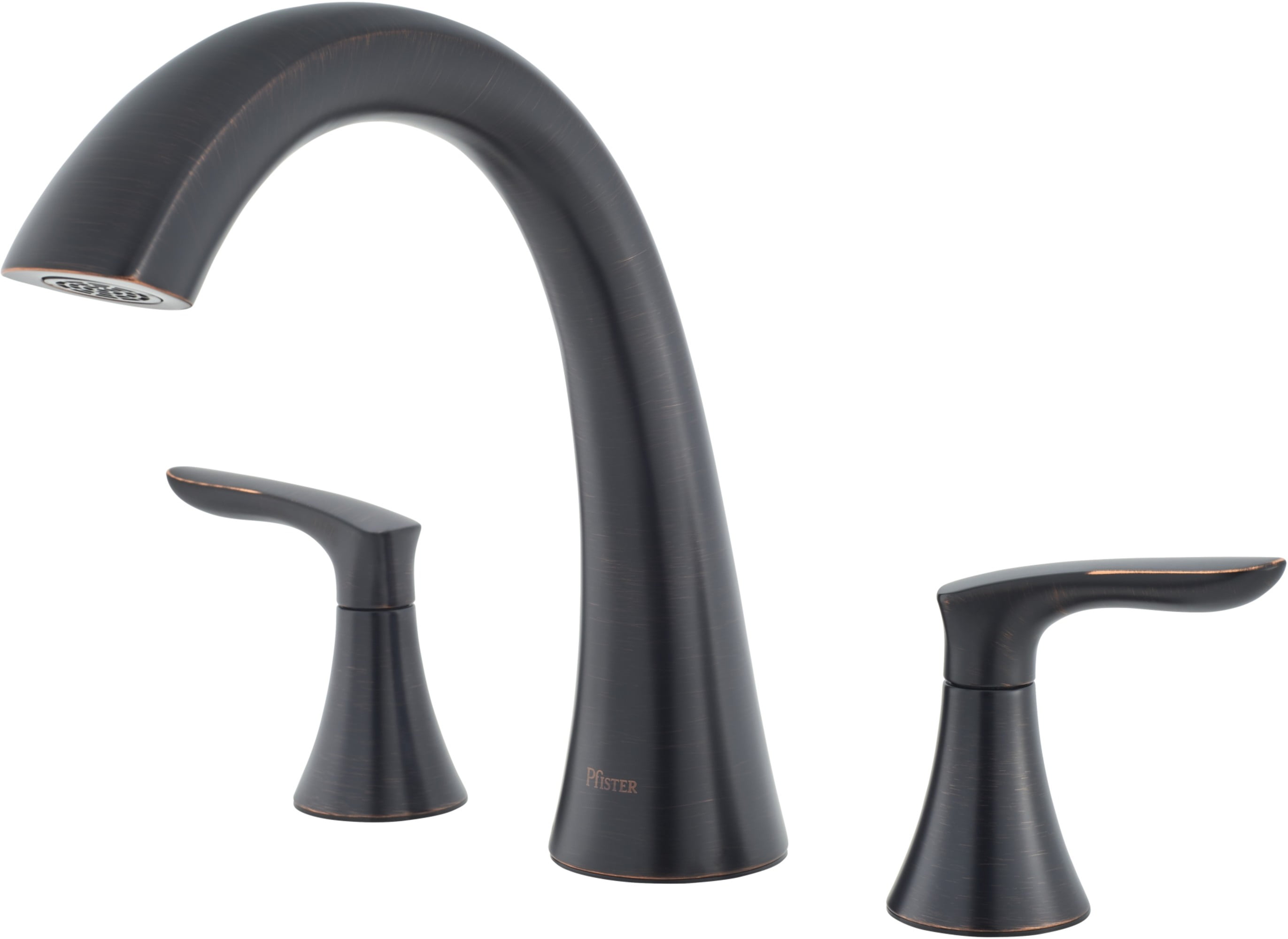 Tuscan Bronze Double Handle Roman Tub Faucet Trim