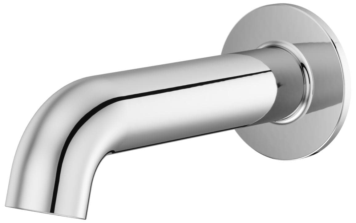 Polished Chrome Wall Mounted Tub Spout