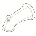 thumbnail image 1 of Pfister 920-524 Tub Spout Sub Assembly - Chrome, 1 of 1