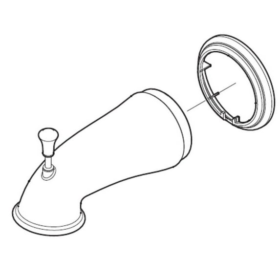 Pfister 920-531 Tub Spout - Nickel