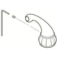 thumbnail image 1 of Pfister Kitchen Faucet Handle 940-027A Polished Chrome, 1 of 1