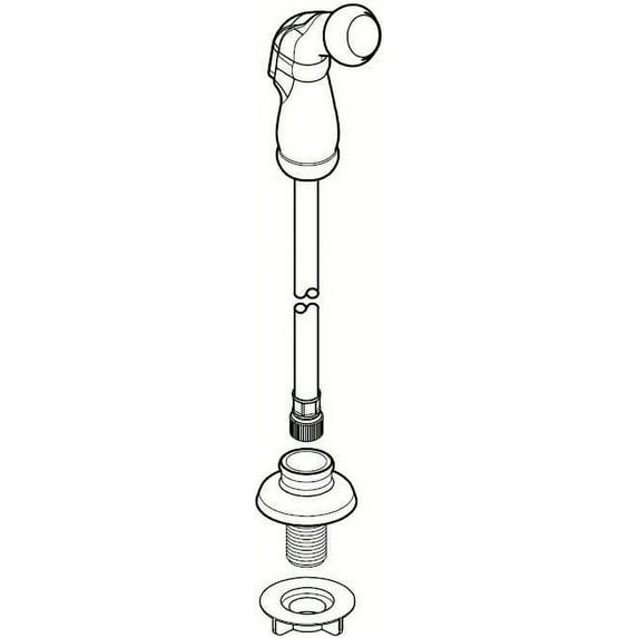 Pfister 951-036 Marielle Side Spray Sub Assembly - Stainless Steel