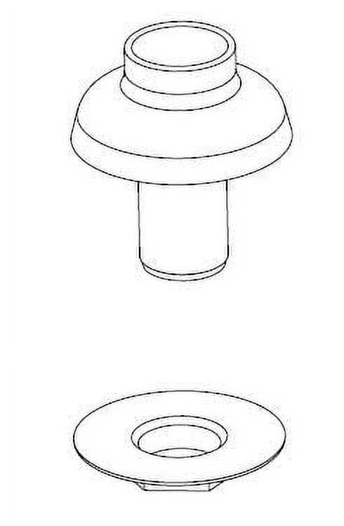 Stainless Steel Single Hole Deck Mount Kitchen Flange