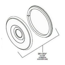 Pfister 961-054 Escutcheon Plate For R89 Pfirst Series Shower Valve Trim - Chrome