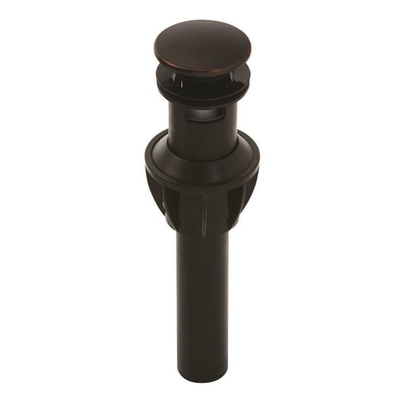 Pfister 972-097J Push and Seal 1.25 in. Plastic Drain Assembly in Brushed Nickel