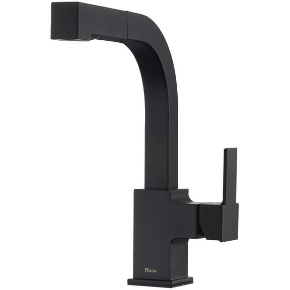Pfister Arkitek 1-Handle Pull-Out Kitchen Faucet in Matte Black
