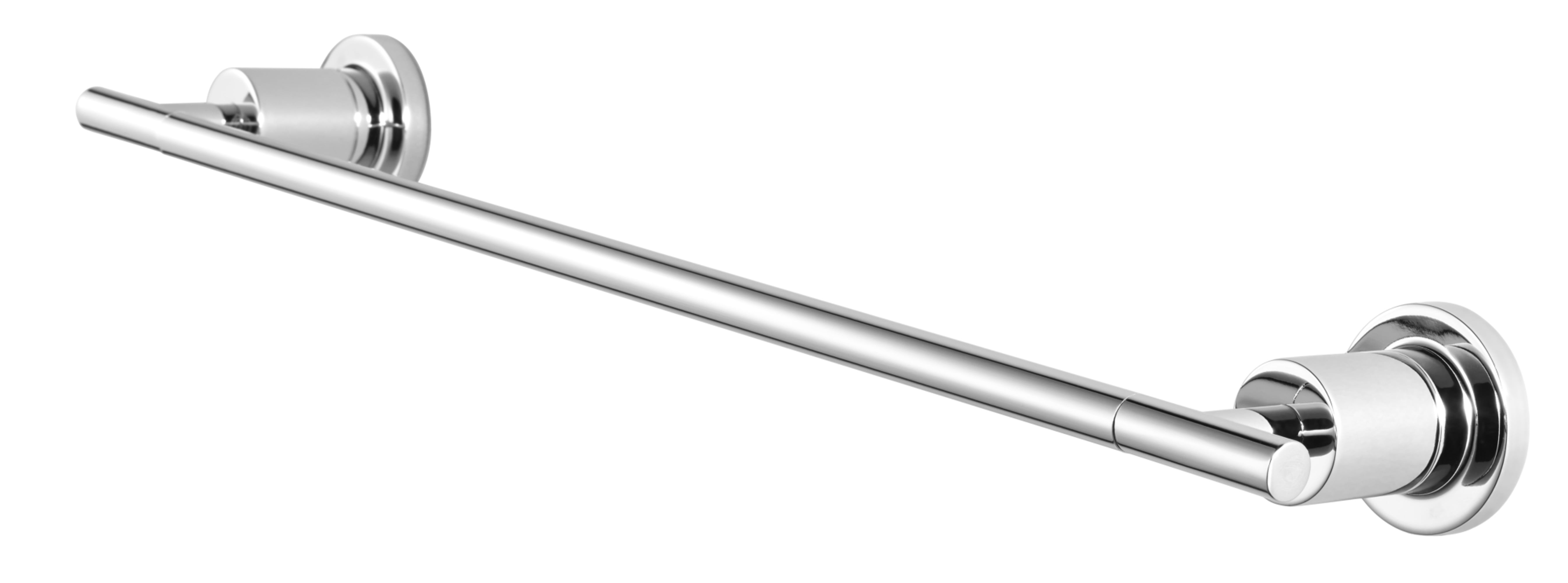 Contemporary 18" Polished Chrome Towel Bar