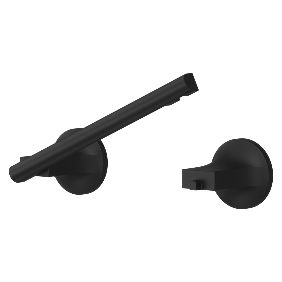 Pfister BPH-PFM0B Pfirst Modern Wall Mounted Pivoting Toilet Paper Holder - Black