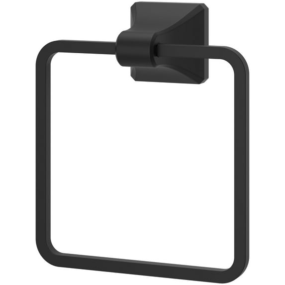 Pfister Brb-Fe1 Park Avenue 6" Wall Mounted Towel Ring - Black