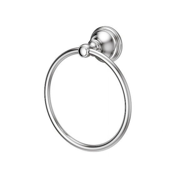 Pfister Brb-Tb0 Tisbury 6-3/16" Wall Mounted Towel Ring - Chrome