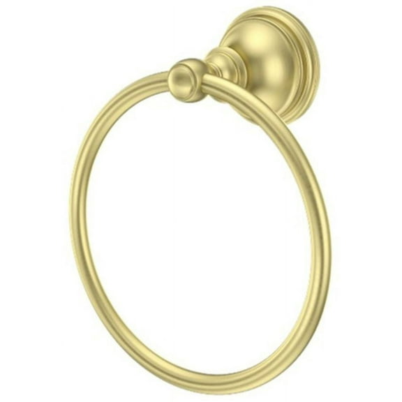 Pfister Brb-Tb0 Tisbury 6-3/16" Wall Mounted Towel Ring - Gold