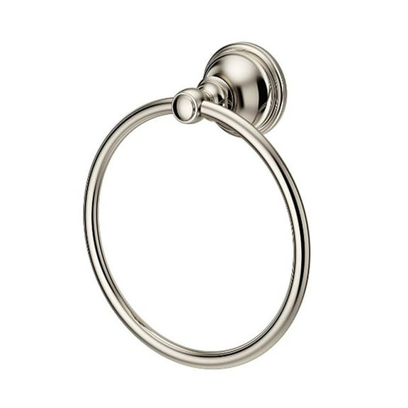 Pfister Brb-Tb0 Tisbury 6-3/16" Wall Mounted Towel Ring - Nickel