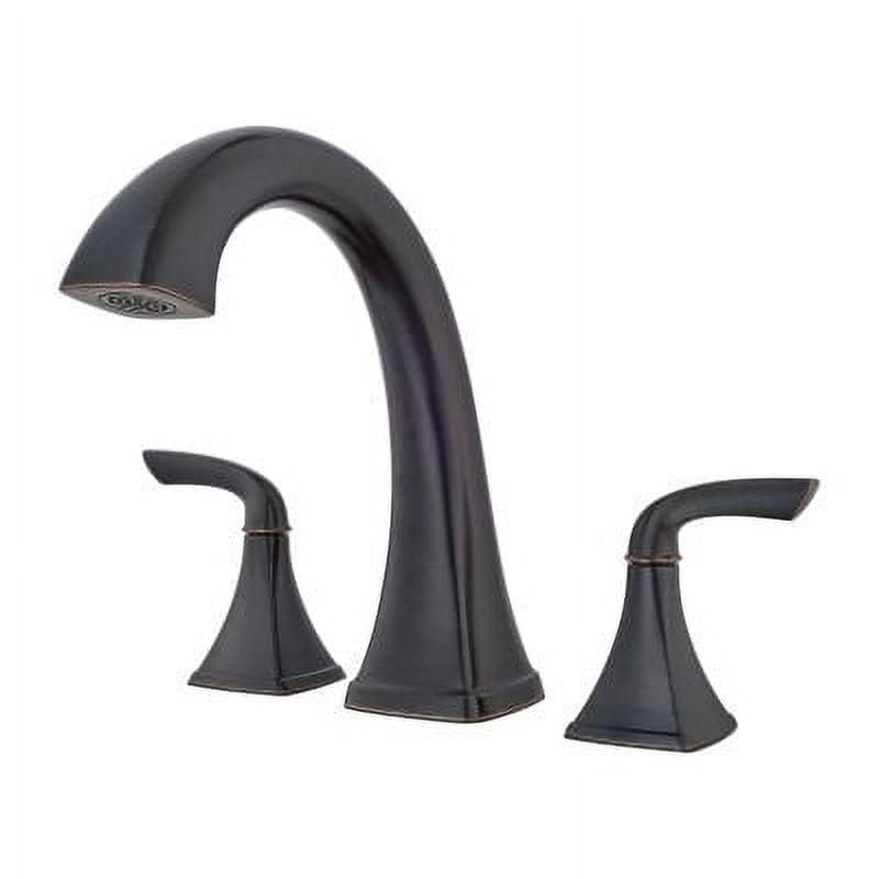 Pfister Bronson 2-Handle 3-Hole Roman Tub Faucet in Tuscan Bronze