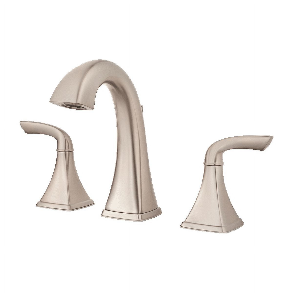 Brushed Nickel Widespread Double Handle Bath Faucet