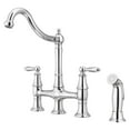 thumbnail image 1 of Pfister F-031-4Co Courant 1.8 GPM Widespread Bridge Kitchen Faucet - Chrome, 1 of 7