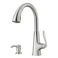 thumbnail image 1 of Pfister F-529-7Pd Pasadena 1.8 GPM Single Hole Kitchen Faucet - Stainless Steel, 1 of 4