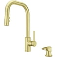thumbnail image 1 of Pfister F-529-7Znr Zanna 1.66 GPM Single Hole Pull Down Kitchen Faucet - Gold, 1 of 7