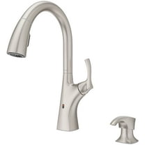 Pfister F-529-Emc Masey 1.8 GPM Single Hole Pull Down Kitchen Faucet - Spot Defense