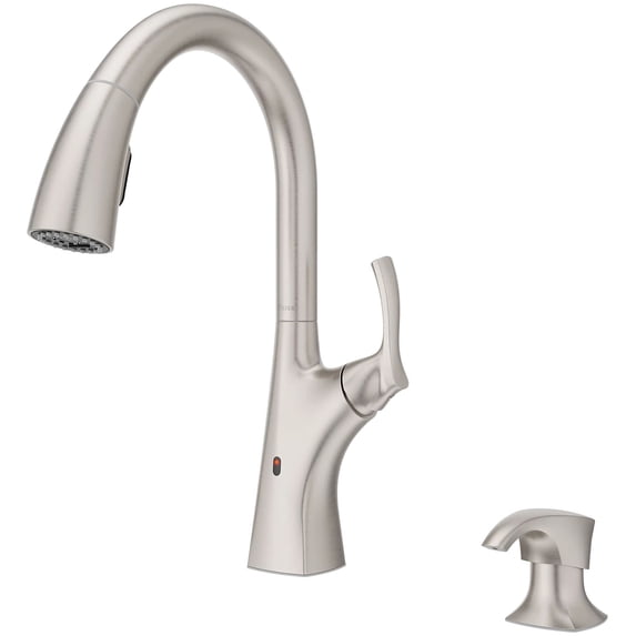 Pfister F-529-EMCGS Masey Touchless 1.8 GPM Single Hole Pull Down Kitchen Faucet - Spot