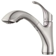 Pfister F-534-7Cvs Corvo 1.8 GPM Single Hole Pull-Out Kitchen Faucet - Stainless Steel