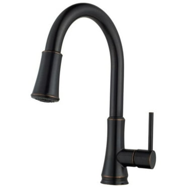 Pfister G529-Pf2 Pfirst Series 1.8 GPM Single Hole Pull Down Kitchen Faucet - Bronze
