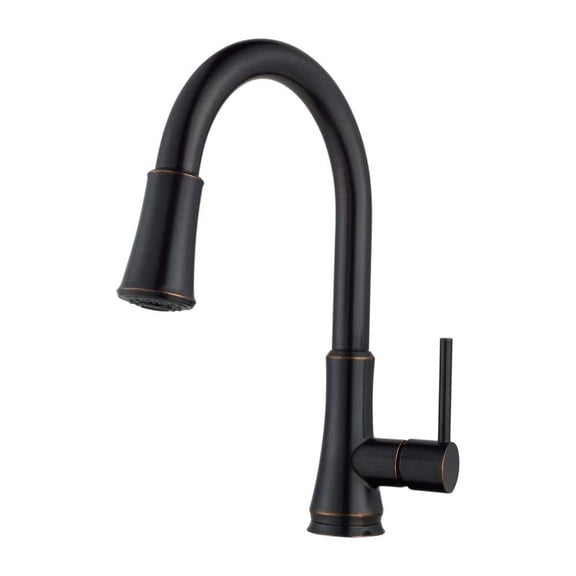 Pfister G529-PF2Y Pfirst Series Pull-Down Single Handle Kitchen Faucet - Tuscan Bronze