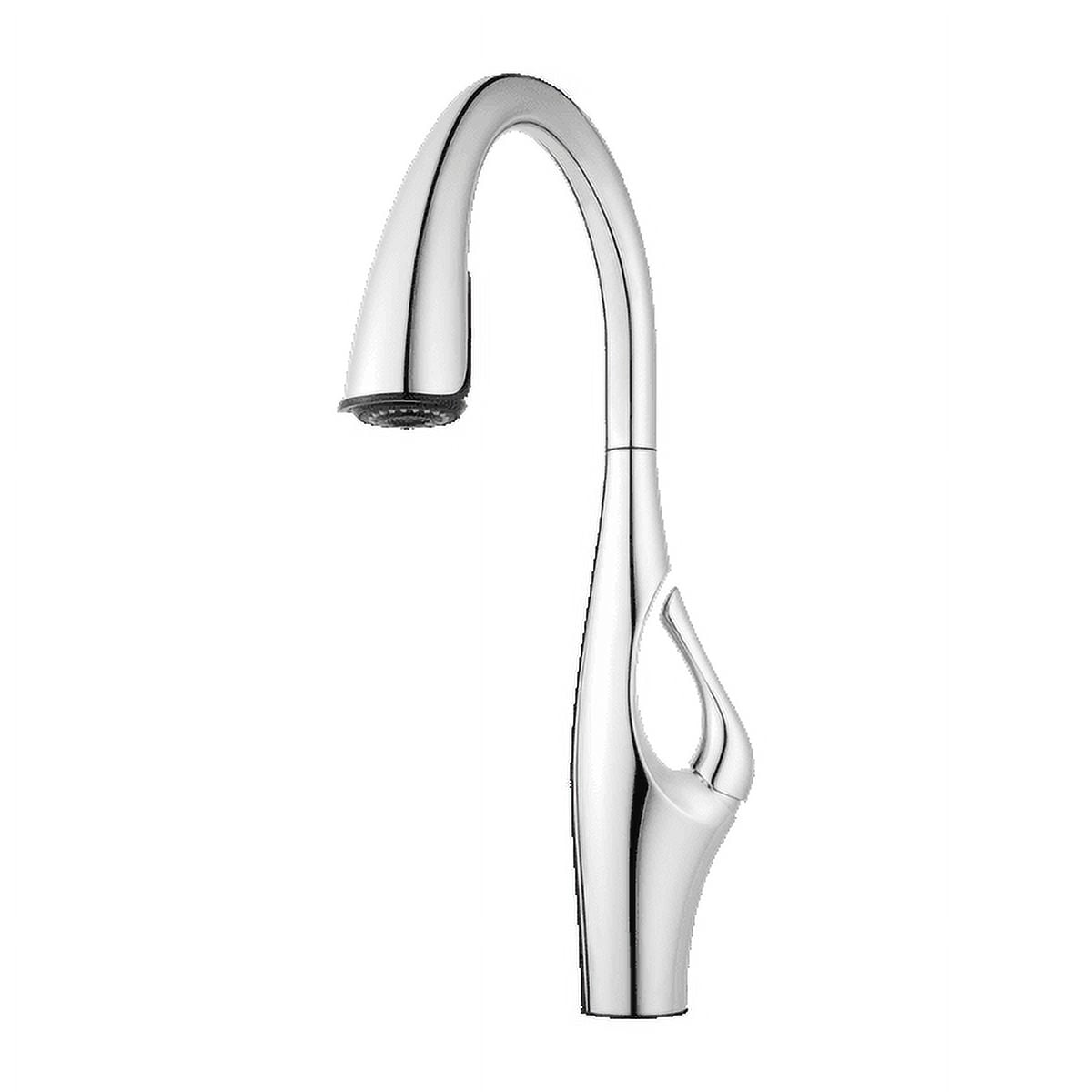 Kai Single-Handle Pull-Down Sprayer Kitchen Faucet in Stainless Steel Kai Single-Handle Pull-Down Sprayer Kitchen Faucet in Stainless Steel
